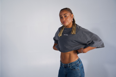 DAY 1 BOXY TEE - GREY