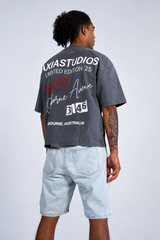 DAY 1 BOXY TEE - GREY