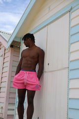 CLASSIC BADGE SHORTS - PINK