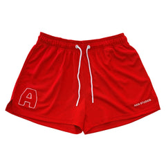 PATCH SHORTS - RED