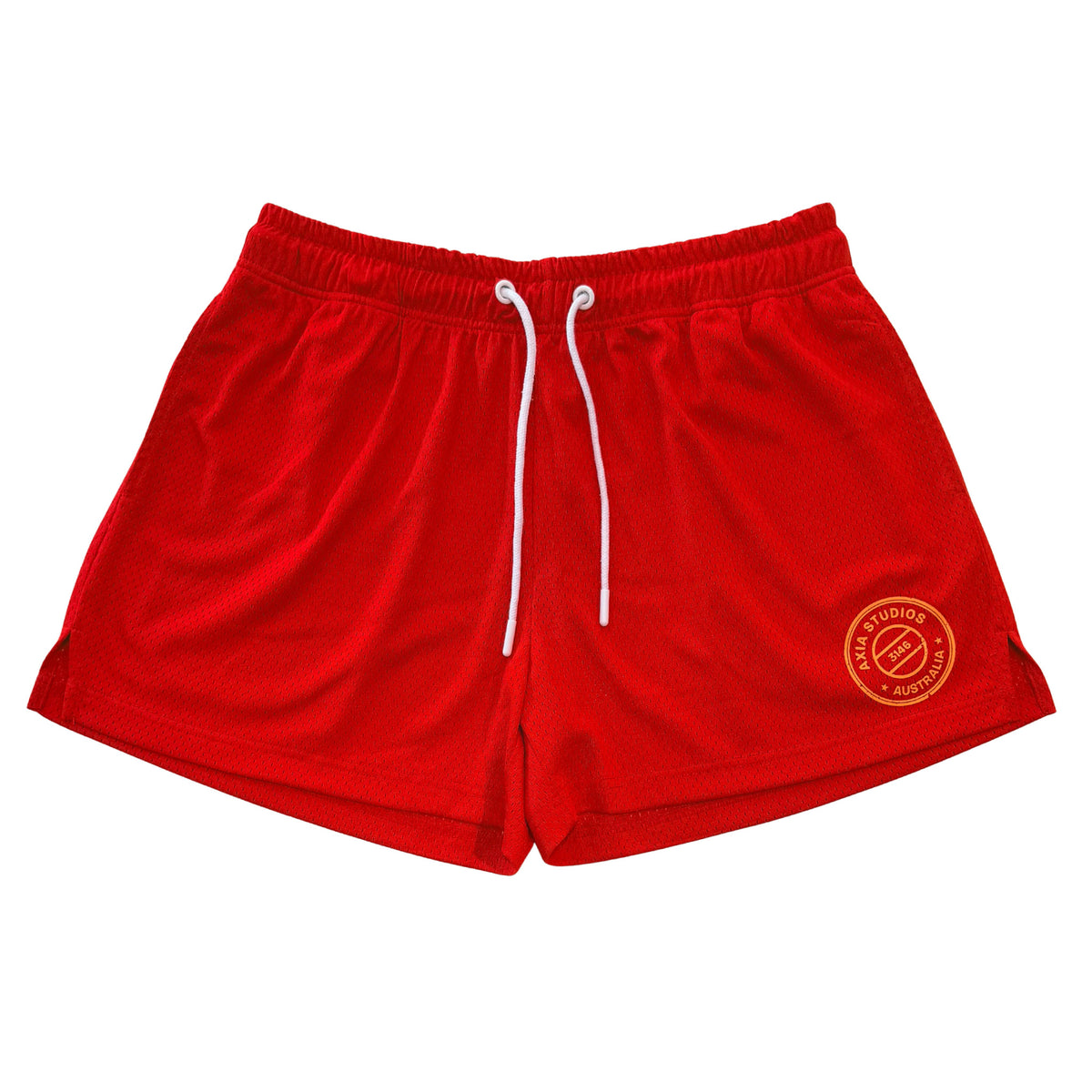CLASSIC BADGE SHORTS - RED