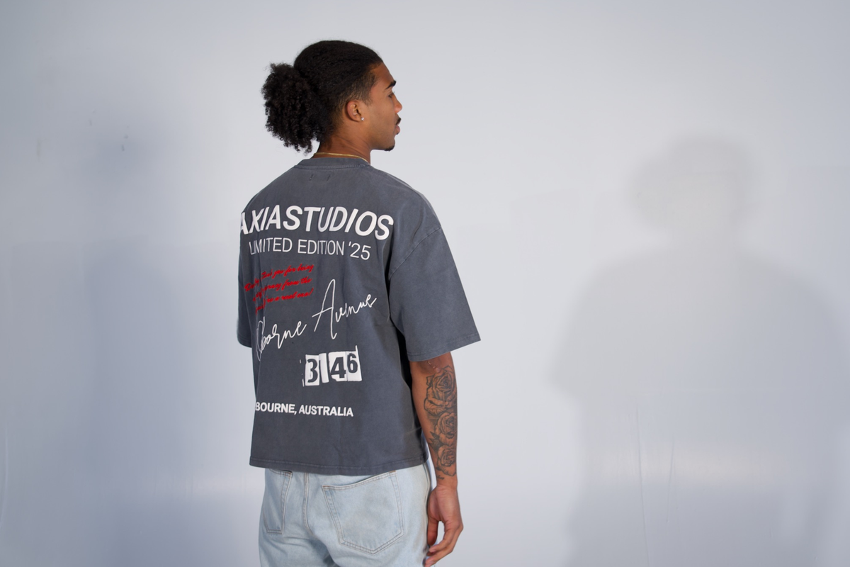 DAY 1 BOXY TEE - GREY